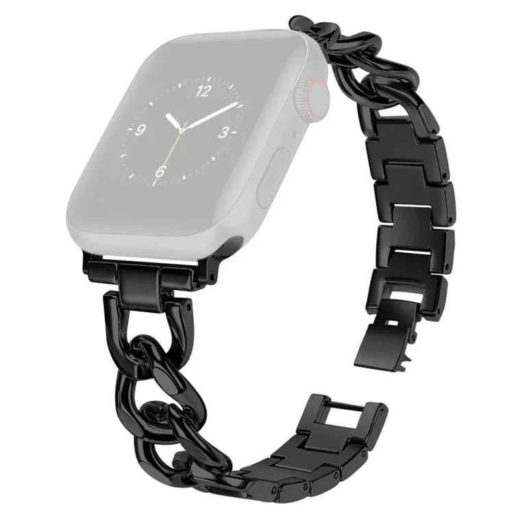 xDfind Doppelkreis-Metallarmband, für Apple Watch 42 / 44 / 45 / 46 / 49 mm, für Apple Watch 38 / 40 / 41 / S10 42 mm