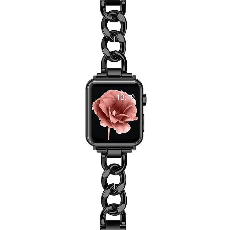 xDfind Doppelkreis-Metallarmband, für Apple Watch 42 / 44 / 45 / 46 / 49 mm, für Apple Watch 38 / 40 / 41 / S10 42 mm
