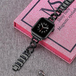 xDfind Doppelkreis-Metallarmband, für Apple Watch 42 / 44 / 45 / 46 / 49 mm, für Apple Watch 38 / 40 / 41 / S10 42 mm