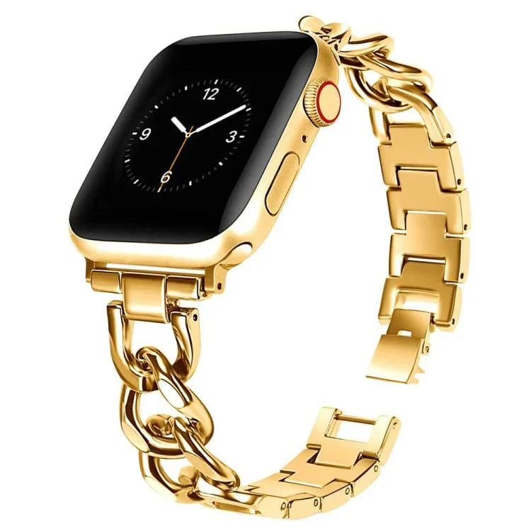 xDfind Doppelkreis-Metallarmband, für Apple Watch 42 / 44 / 45 / 46 / 49 mm, für Apple Watch 38 / 40 / 41 / S10 42 mm