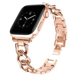 xDfind Doppelkreis-Metallarmband, für Apple Watch 42 / 44 / 45 / 46 / 49 mm, für Apple Watch 38 / 40 / 41 / S10 42 mm