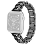 xDfind V-förmiges Metall-Uhrenarmband, für Apple Watch 42 / 44 / 45 / 46 / 49 mm, für Apple Watch 38 / 40 / 41 / S10 42 mm