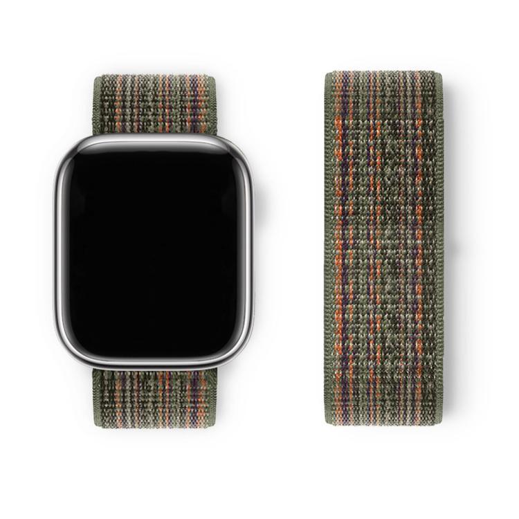 Einfaches Nylon-Armband mit 3D-gebogener Folie, für Apple Watch Series 40 mm, Apple Watch Ultra 2/1 49 mm und Apple Watch Series 45 mm