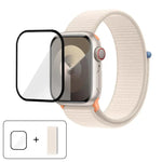 Einfaches Nylon-Armband mit 3D-gebogener Folie, für Apple Watch Series 40 mm, Apple Watch Ultra 2/1 49 mm und Apple Watch Series 45 mm