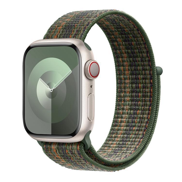 Basic Nylon Loop Watch Band with 3D Curved Film, For Apple Watch Series 41mm, For Apple Watch Series 38mm, For Apple Watch Series 42mm