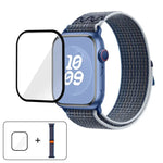Nylon-Armband mit 3D-gebogener Folie, passend für Apple Watch Series 40 mm, Apple Watch Ultra 2/1 49 mm und Apple Watch Series 45 mm.
