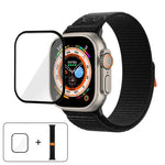 Nylon-Armband mit 3D-gebogener Folie, passend für Apple Watch Series 40 mm, Apple Watch Ultra 2/1 49 mm und Apple Watch Series 45 mm.