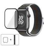 Nylon-Armband mit 3D-gebogener Folie, passend für Apple Watch Series 41 mm, 38 mm und 42 mm