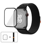 Nylon-Armband mit 3D-gebogener Folie, passend für Apple Watch Series 41 mm, 38 mm und 42 mm