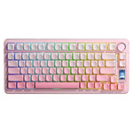 AULA S75 Pro Mechanische Tastatur mit 80 Tasten, Kabel/2.4G/Bluetooth, drei Modi, anpassbarer Farbverlauf