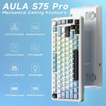 AULA S75 Pro Mechanische Tastatur mit 80 Tasten, Kabel/2.4G/Bluetooth, drei Modi, anpassbarer Farbverlauf