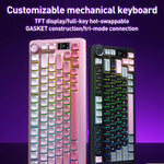 AULA S75 Pro Mechanische Tastatur mit 80 Tasten, Kabel/2.4G/Bluetooth, drei Modi, anpassbarer Farbverlauf