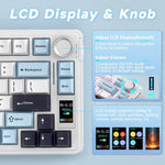 AULA S75 Pro Mechanische Tastatur mit 80 Tasten, Kabel/2.4G/Bluetooth, drei Modi, anpassbarer Farbverlauf