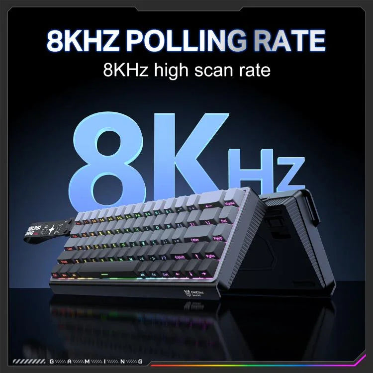 ONIKUMA G69 68 Tasten RGB-Beleuchtung Kabelgebundene Magnetachse Tastatur