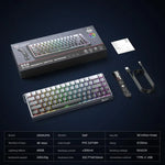 ONIKUMA G69 68 Tasten RGB-Beleuchtung Kabelgebundene Magnetachse Tastatur