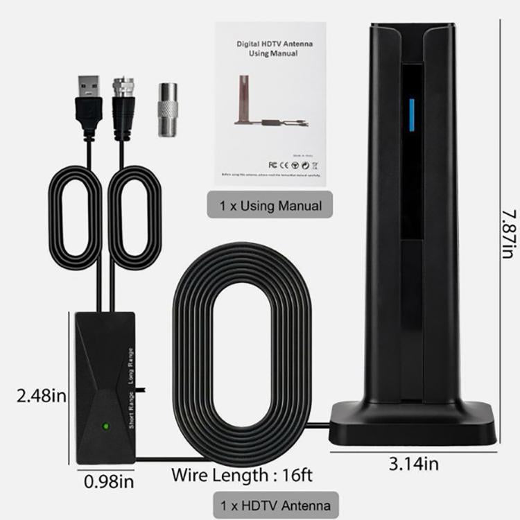 4K HD Digitaler TV-Antenne ATSC Antenne für terrestrische Wellen, ATSC