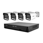 SriHome NVS005-POE065 3MP HD 4-Kanal PoE Kamera Netzwerk-Videorekorder-Kit, 3MP 4-Kanal