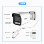 SriHome NVS005-POE065 3MP HD 4-Kanal PoE Kamera Netzwerk-Videorekorder-Kit, 3MP 4-Kanal