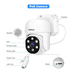 SriHome NVS005-POE030 3MP HD 4-Kanal PoE Kamera Netzwerk-Videorekorder-Kit, 3MP 4-Kanal