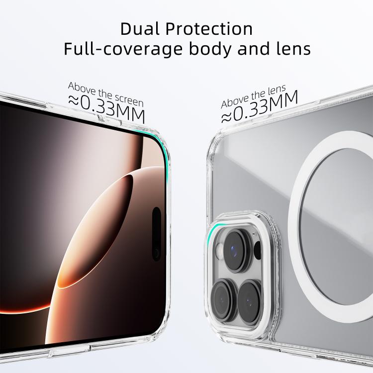 ABEEL MagSafe Magnetischer Farb-Ring Kratzfeste transparente Handyhülle, Für iPhone 13 Pro Max, Für iPhone 13 Pro, Für iPhone 13