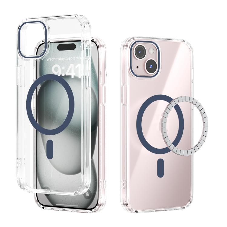 ABEEL MagSafe Magnetischer Farb-Ring Kratzfeste transparente Handyhülle, Für iPhone 13 Pro Max, Für iPhone 13 Pro, Für iPhone 13