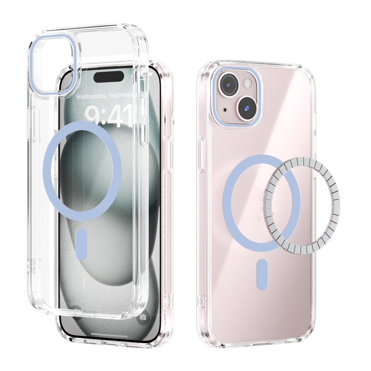 ABEEL MagSafe Magnetischer Farb-Ring Kratzfeste transparente Handyhülle, Für iPhone 13 Pro Max, Für iPhone 13 Pro, Für iPhone 13