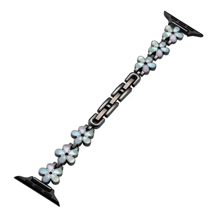xDfind Sonnenblüten-Metallarmband, für Apple Watch 42 / 44 / 45 / 46 / 49 mm, für Apple Watch 38 / 40 / 41 / S10 42 mm