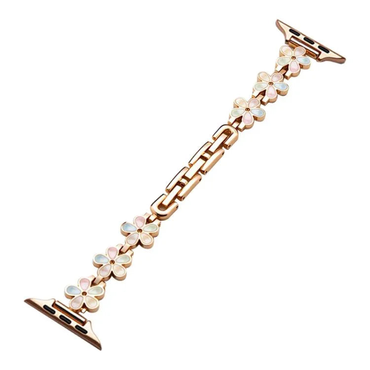 xDfind Sonnenblüten-Metallarmband, für Apple Watch 42 / 44 / 45 / 46 / 49 mm, für Apple Watch 38 / 40 / 41 / S10 42 mm