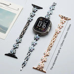 xDfind Sonnenblüten-Metallarmband, für Apple Watch 42 / 44 / 45 / 46 / 49 mm, für Apple Watch 38 / 40 / 41 / S10 42 mm