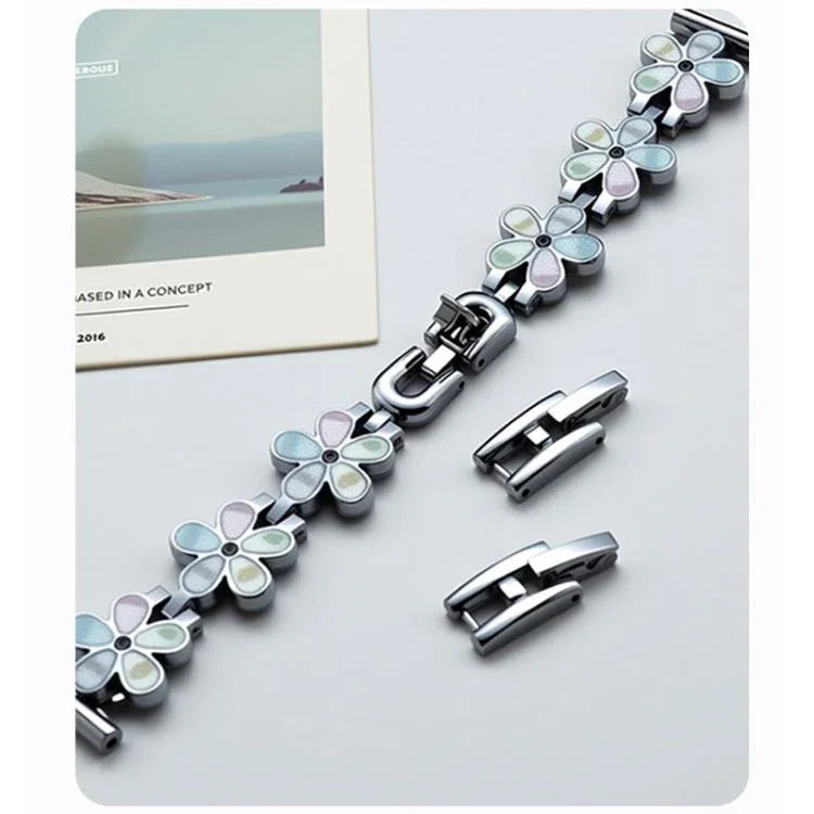xDfind Sonnenblüten-Metallarmband, für Apple Watch 42 / 44 / 45 / 46 / 49 mm, für Apple Watch 38 / 40 / 41 / S10 42 mm