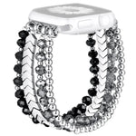 xDfind Arrow Kristallperlen-Metallarmband, für Apple Watch 42 / 44 / 45 / 46 / 49 mm, für Apple Watch 38 / 40 / 41 / S10 42 mm