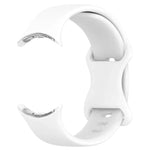 Silikon-Uhrenarmband mit Schmetterlingsverschluss und 3D-gebogener Folie, für Google Pixel Watch 3 (45 mm), Google Pixel Watch 3 (41 mm), Google Pixel Watch 2 und Google Pixel Watch