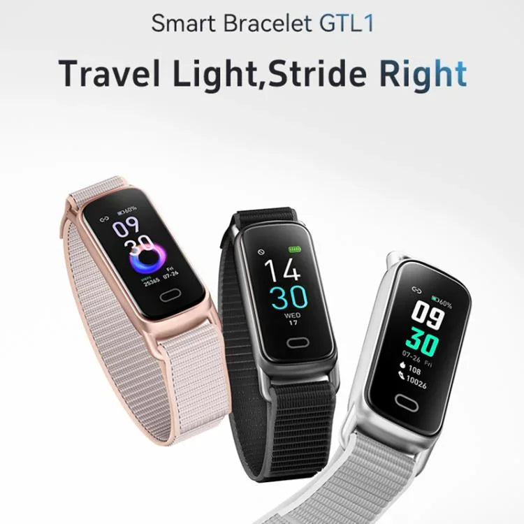 GTL1 Fitness-Tracker mit 0,96-Zoll-TFT-Bildschirm, Smart-Armband mit Unterstützung für Herzfrequenzmessung