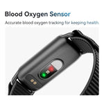 GTL1 Fitness-Tracker mit 0,96-Zoll-TFT-Bildschirm, Smart-Armband mit Unterstützung für Herzfrequenzmessung
