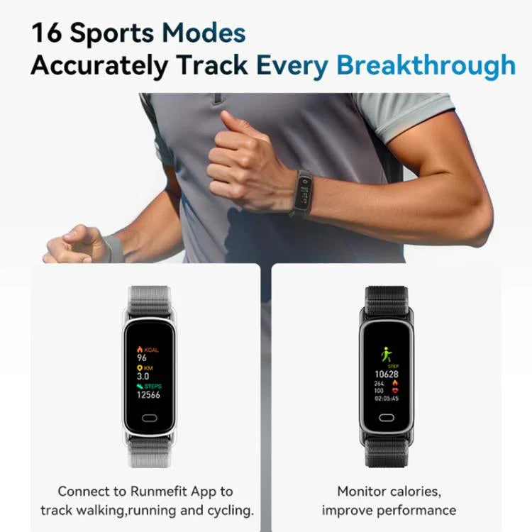 GTL1 Fitness-Tracker mit 0,96-Zoll-TFT-Bildschirm, Smart-Armband mit Unterstützung für Herzfrequenzmessung