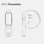 GTL2 Fitness-Tracker mit 1,47-Zoll-TFT-Bildschirm, Smart-Armband mit Unterstützung für Herzfrequenzmessung