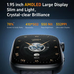 GTS8 Fitness-Tracker-Smartwatch mit 1,95 Zoll AMOLED-Bildschirm und Unterstützung für Herzfrequenzmessung