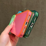 Color Contrast Lens Frame Transparent TPU Phone Case, For iPhone 17 Pro Max, For iPhone 17 Pro