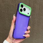 Color Contrast Lens Frame Transparent TPU Phone Case, For iPhone 17 Pro Max, For iPhone 17 Pro