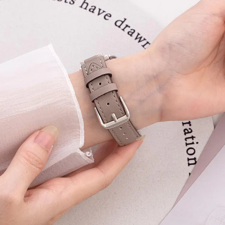 xDfind Uhrenarmband aus Denim, Kette, Metall und Leder, für Apple Watch 42 / 44 / 45 / 46 / 49 mm, für Apple Watch 38 / 40 / 41 / S10 42 mm