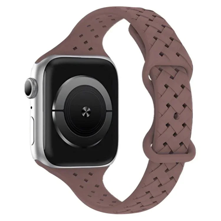 xDfind Silikon-Armband mit Schmetterlingsverschluss, passend für Apple Watch 42 / 44 / 45 / 46 / 49 mm, Apple Watch 38 / 40 / 41 / S10 42 mm