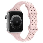 xDfind Silikon-Armband mit Schmetterlingsverschluss, passend für Apple Watch 42 / 44 / 45 / 46 / 49 mm, Apple Watch 38 / 40 / 41 / S10 42 mm