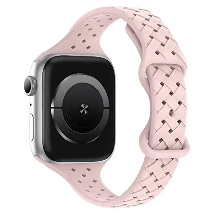 xDfind Silikon-Armband mit Schmetterlingsverschluss, passend für Apple Watch 42 / 44 / 45 / 46 / 49 mm, Apple Watch 38 / 40 / 41 / S10 42 mm
