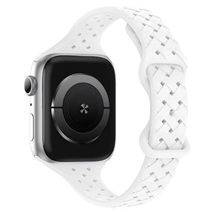 xDfind Silikon-Armband mit Schmetterlingsverschluss, passend für Apple Watch 42 / 44 / 45 / 46 / 49 mm, Apple Watch 38 / 40 / 41 / S10 42 mm