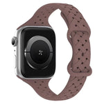 xDfind Silikon-Armband mit Schmetterlingsverschluss, passend für Apple Watch 42 / 44 / 45 / 46 / 49 mm, Apple Watch 38 / 40 / 41 / S10 42 mm