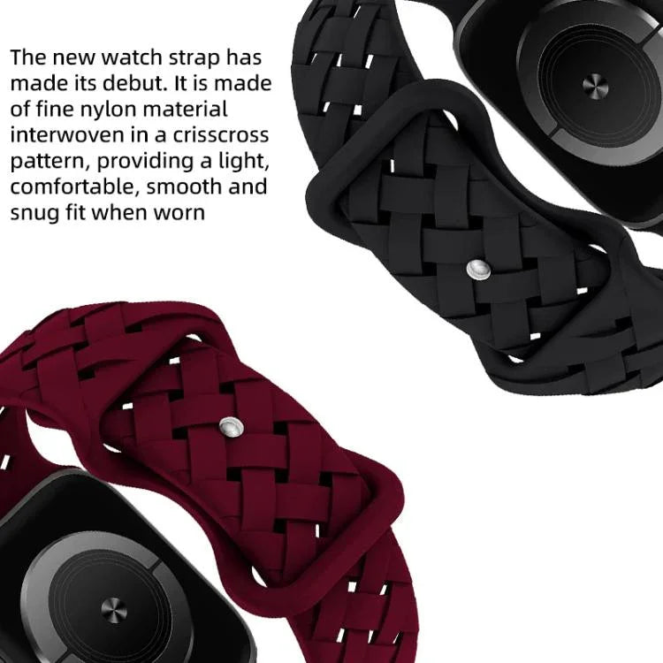 xDfind Silikon-Armband mit Schmetterlingsverschluss, passend für Apple Watch 42 / 44 / 45 / 46 / 49 mm, Apple Watch 38 / 40 / 41 / S10 42 mm