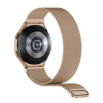 Mailänder magnetisches Edelstahl-Uhrenarmband mit 3D-gebogener Folie, Für Samsung Galaxy Watch6 Classic 43mm, Für Samsung Galaxy Watch5 44mm, Für Samsung Galaxy Watch5 Pro 45mm, Für Samsung Galaxy Watch5 40mm, Für Samsung Galaxy Watch4 44mm