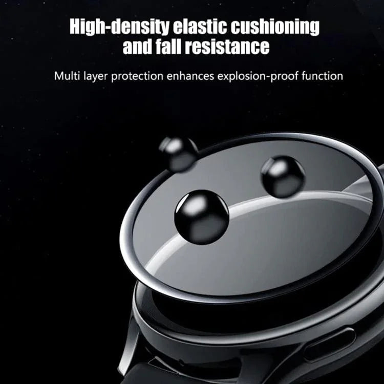 Magnetisches Milanaise-Armband aus Edelstahl mit 3D-gebogener Folie, passend für Samsung Galaxy Watch4 Classic 46 mm, Samsung Galaxy Watch4 Classic 42 mm, Samsung Galaxy Watch5 Active 40 mm, Samsung Galaxy Watch5 Active 44 mm ...