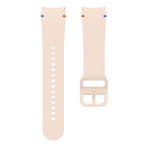 Schlichte Nähte Silikon Uhrenarmband mit 3D gebogenem Film, Für Samsung Galaxy Watch6 44mm, Für Samsung Galaxy Watch6 40mm, Für Samsung Galaxy Watch6 Classic 43mm, Für Samsung Galaxy Watch5 44mm