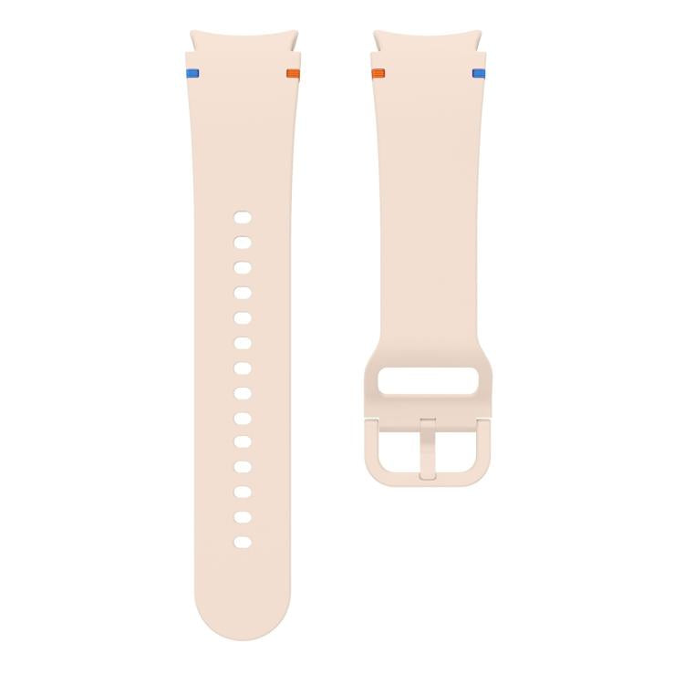 Schlichte Nähte Silikon Uhrenarmband mit 3D gebogenem Film, Für Samsung Galaxy Watch5 Pro 45mm, Für Samsung Galaxy Watch5 40mm, Für Samsung Galaxy Watch4 44mm, Für Samsung Galaxy Watch4 40mm